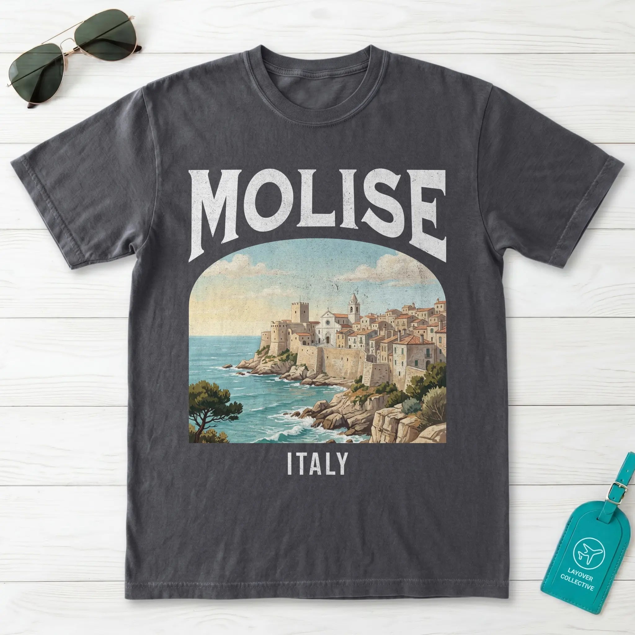 Molise Italy Vintage Travel Poster T-Shirt