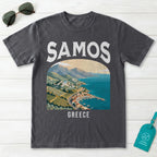 Samos Greece Vintage Travel Poster T-Shirt