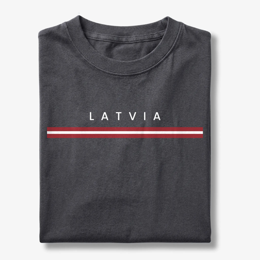 Latvia Flagline T-Shirt