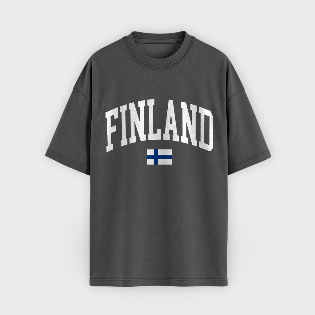 Finland Collegiate Flag T-Shirt