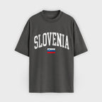Slovenia Collegiate Flag T-Shirt