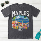 Naples Italy Vintage Travel Poster T-Shirt
