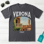 Verona Italy Vintage Travel Poster T-Shirt
