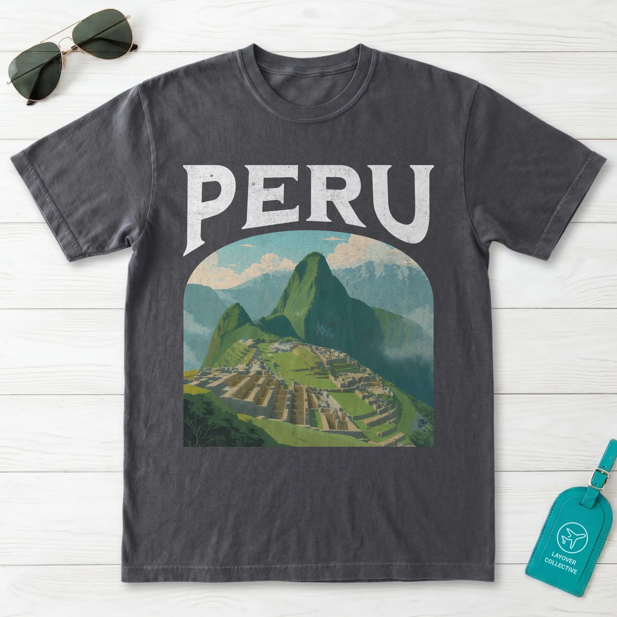 Peru Vintage Travel Poster T-Shirt