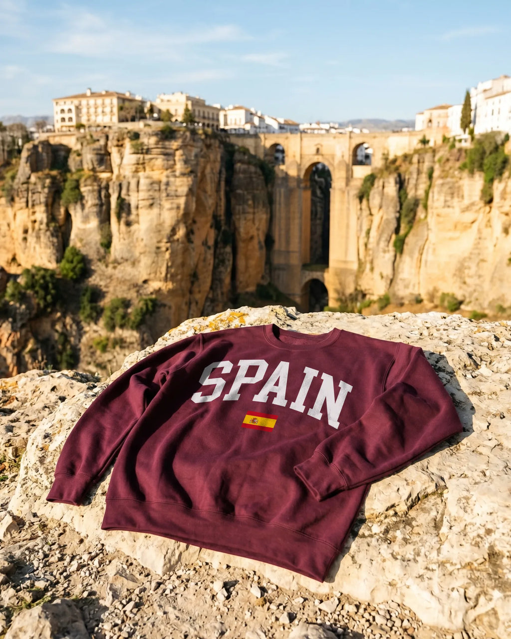 Spain Collegiate Flag Sweatshirt
