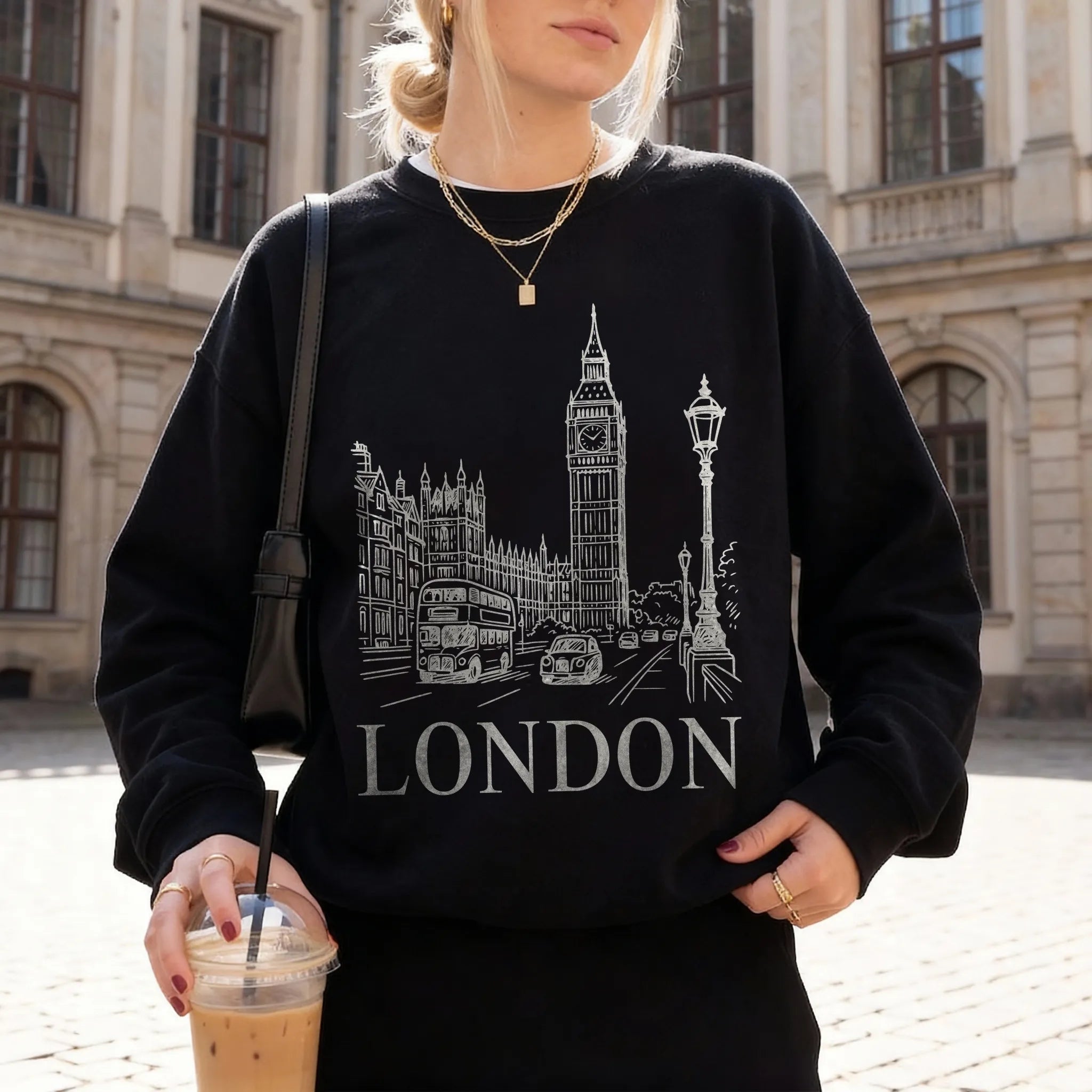 London Vintage Sketch Sweatshirt