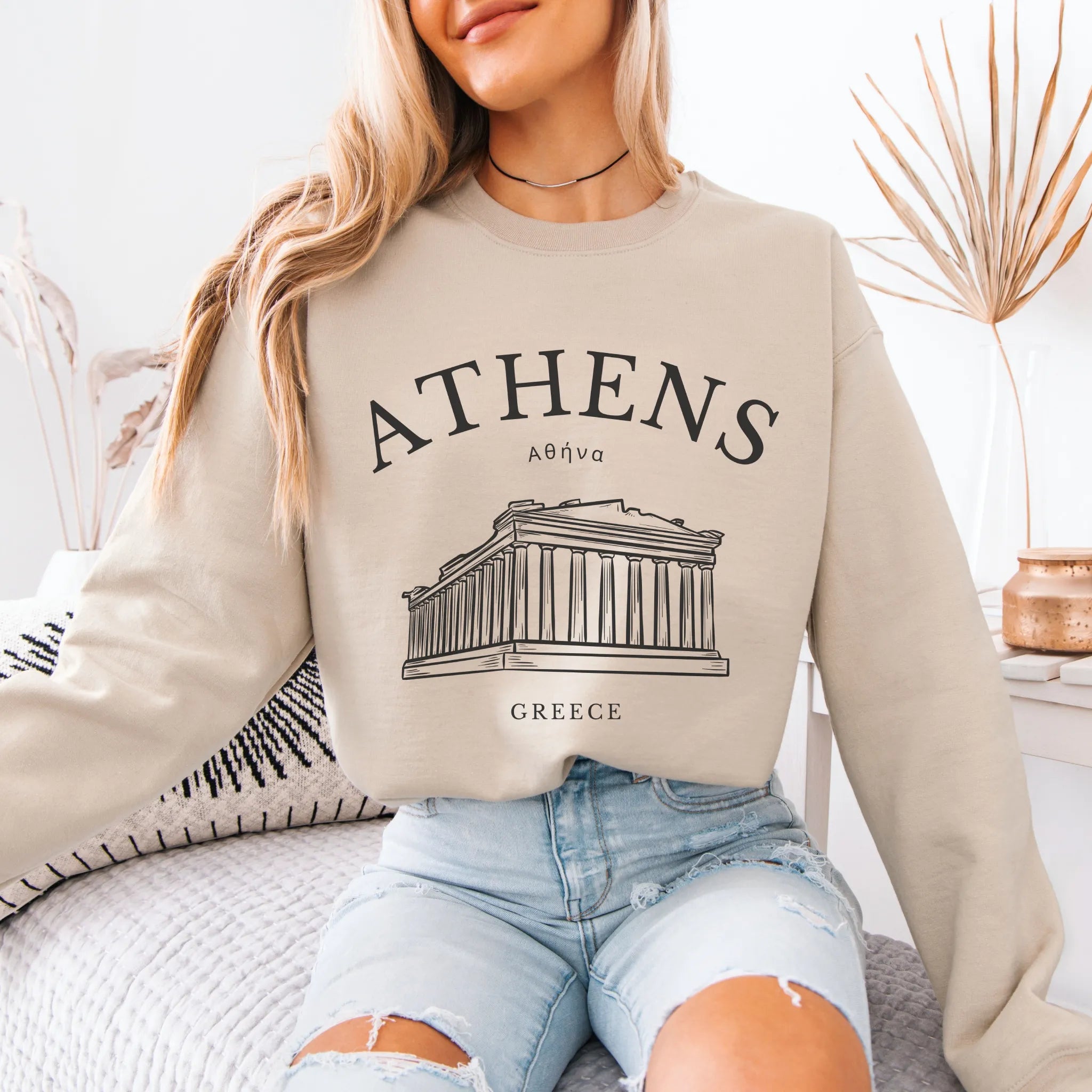 Athens Vintage Sketch Sweatshirt