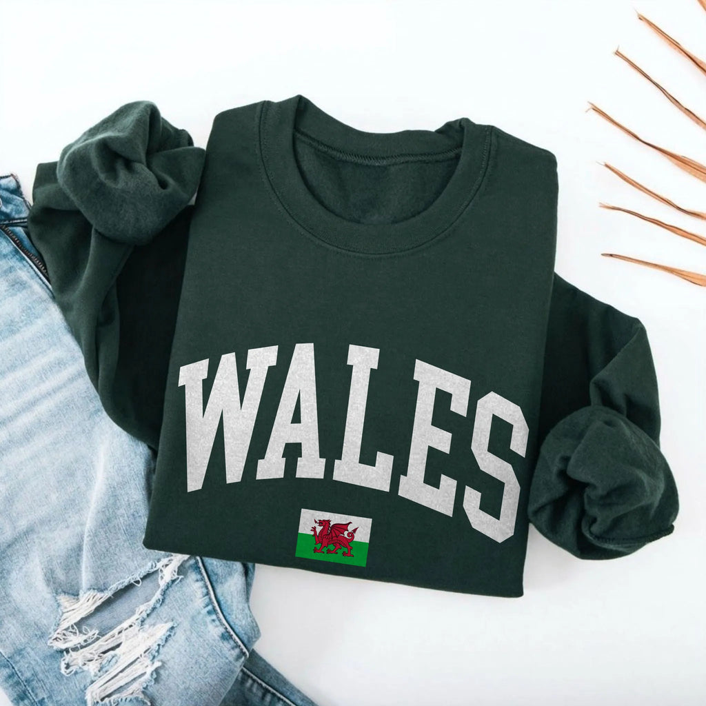 Wales Collegiate Flag Sweatshirt