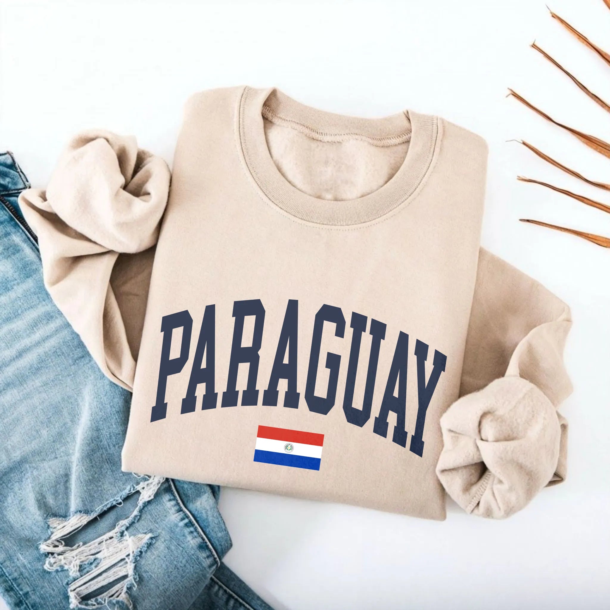 Paraguay Collegiate Flag Sweatshirt