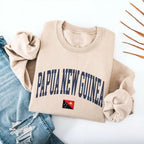 Papua New Guinea Collegiate Flag Sweatshirt