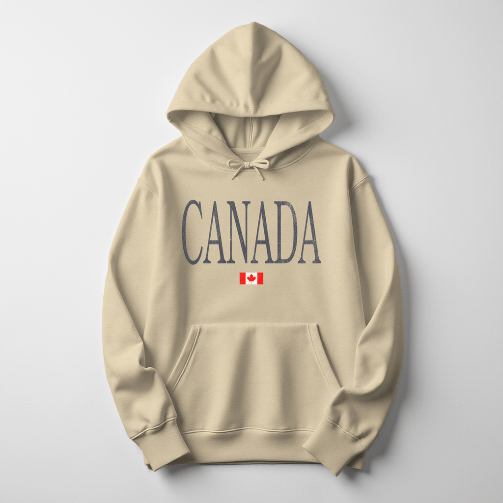 Distressed Canada Hoodie