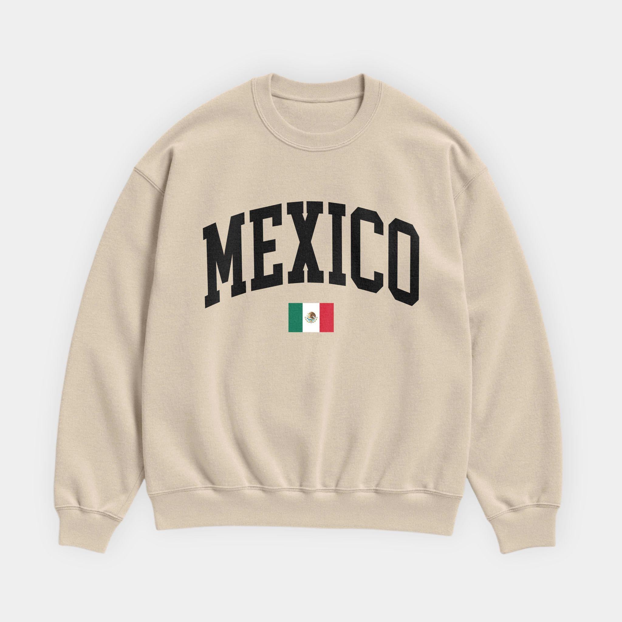 Mexico Collegiate Flag Sweatshirt