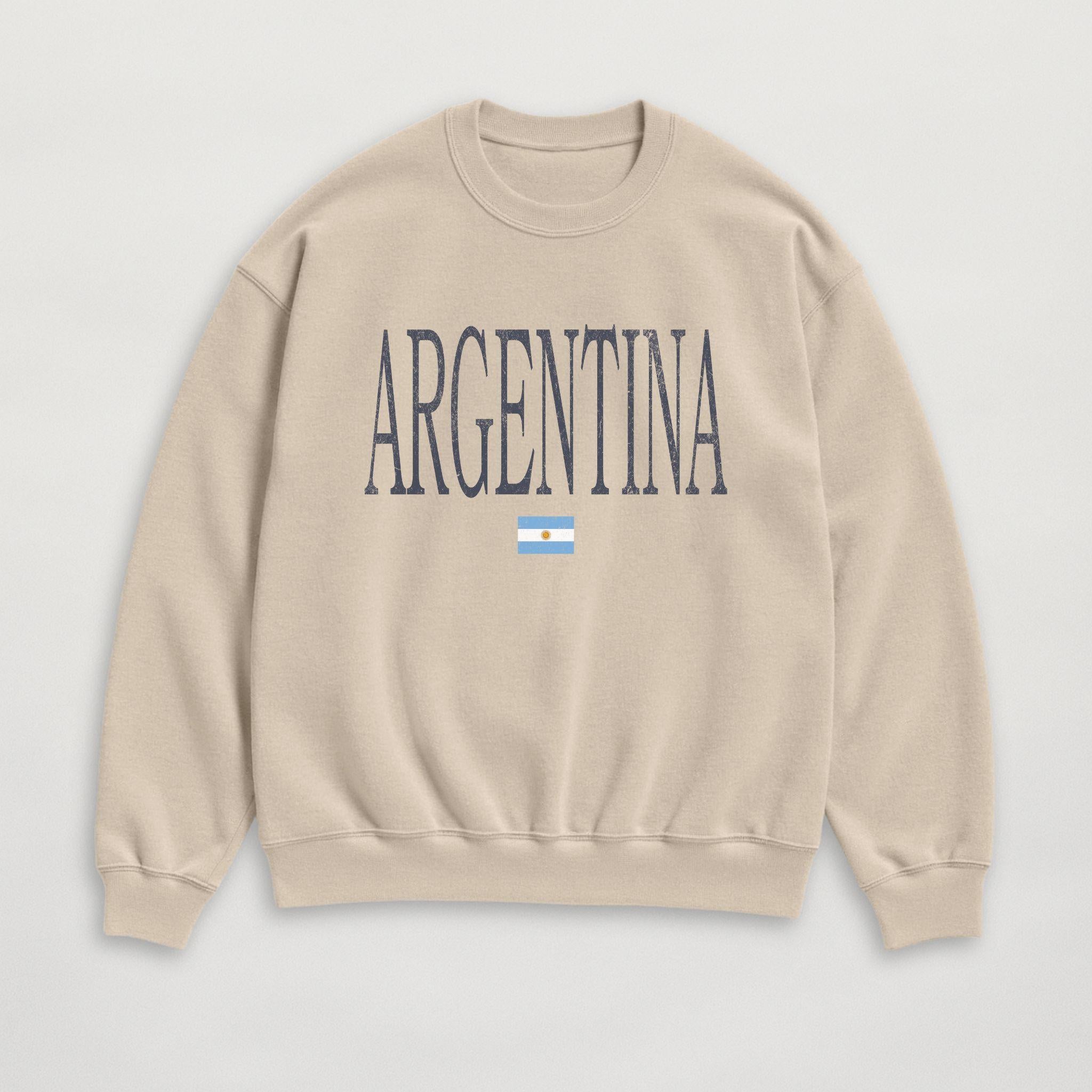 Distressed Argentina Sweatshirt