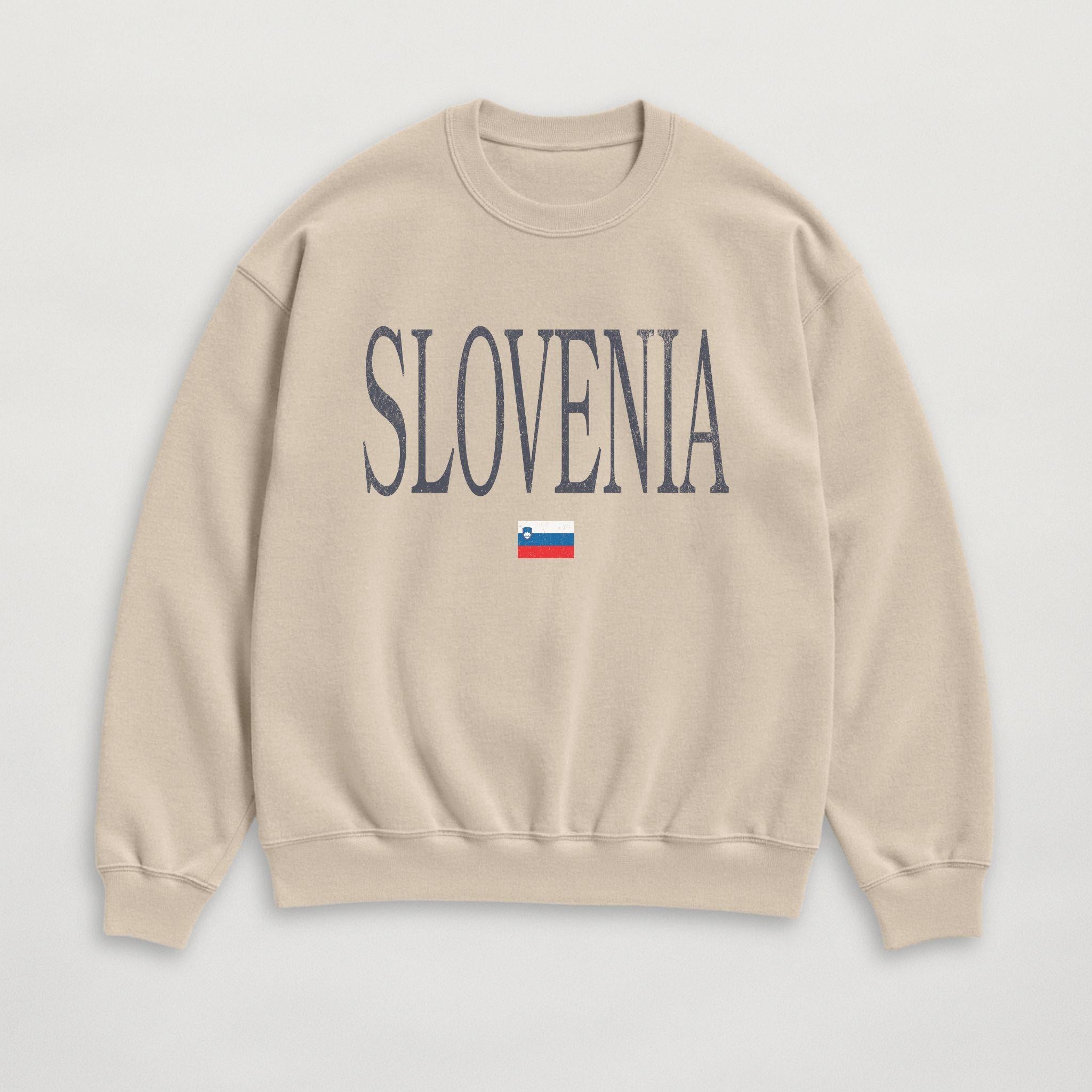 Distressed Slovenia Sweatshirt