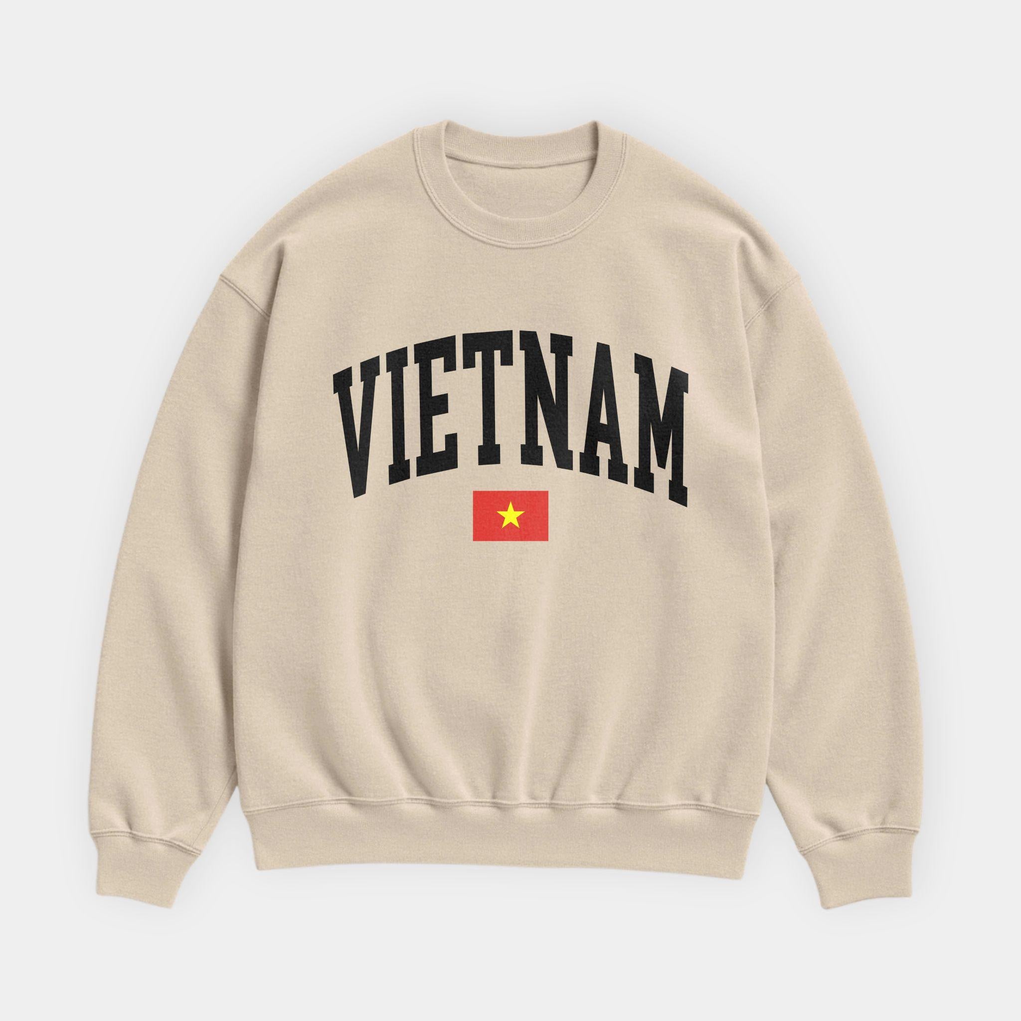 Vietnam Collegiate Flag Sweatshirt