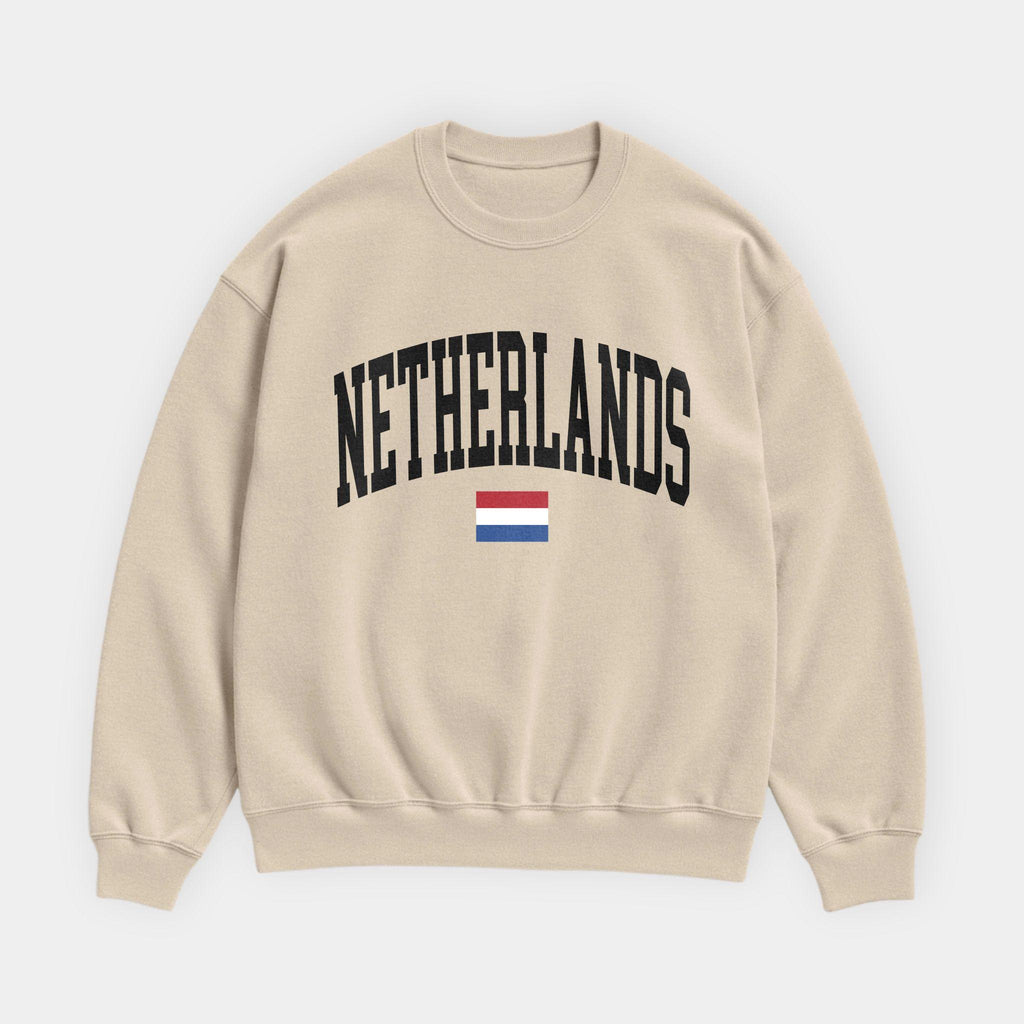 Netherlands Collegiate Flag Sweatshirt