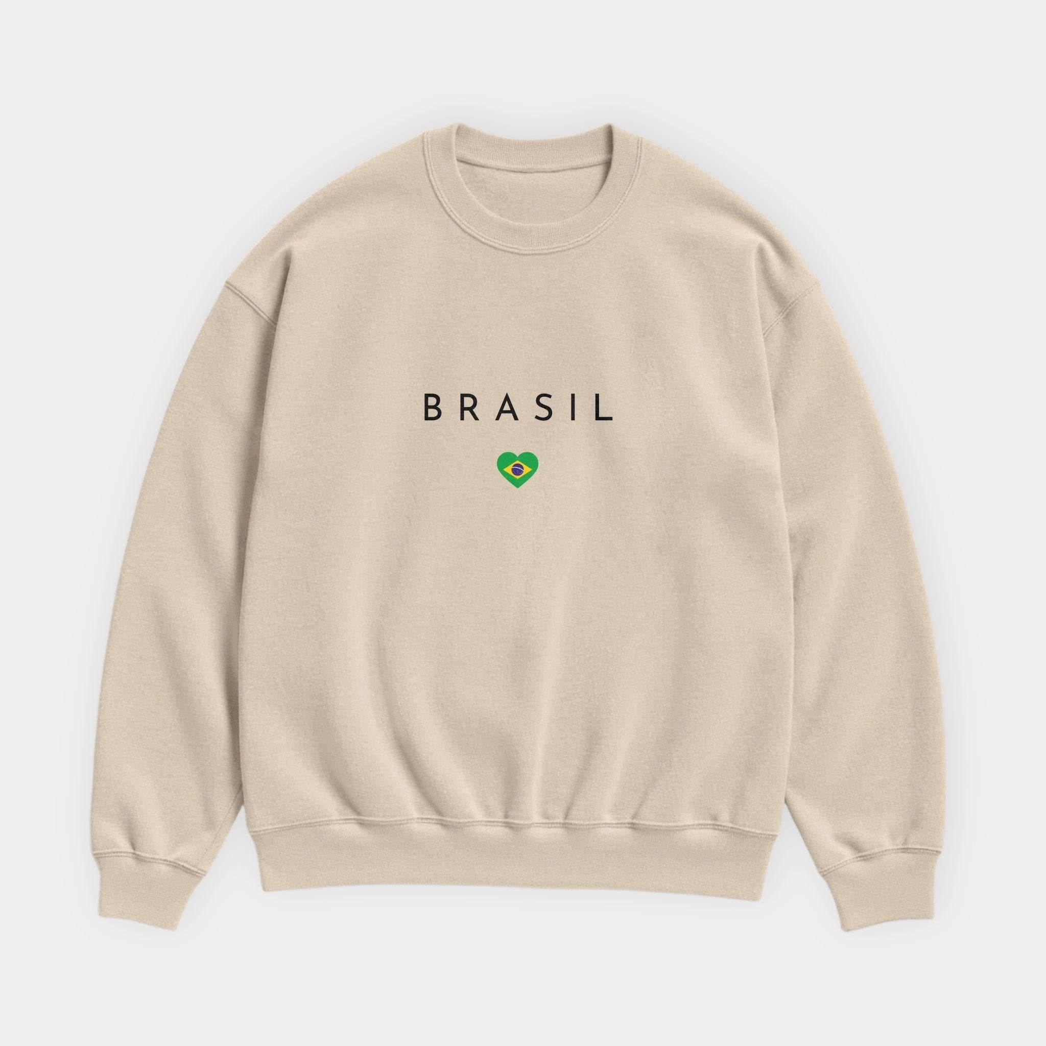 Brasil Minimal Flag Sweatshirt