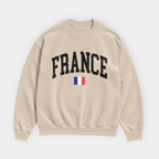 France Collegiate Flag Sweatshirt