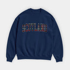 Scotland Tartan Letter Sweatshirt