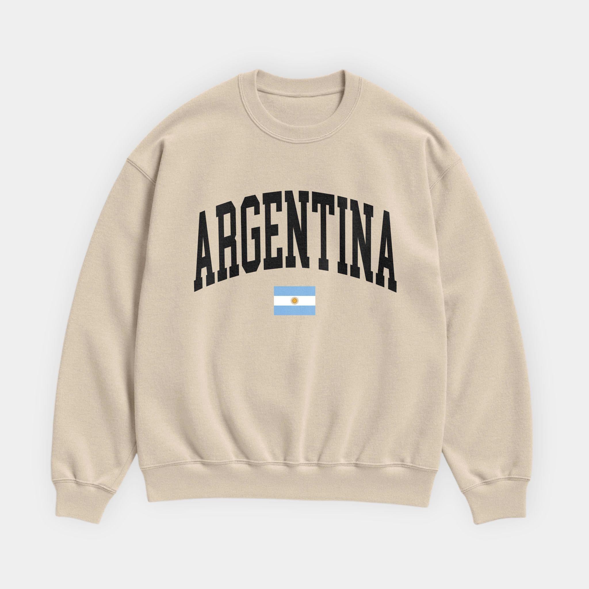Argentina Collegiate Flag Sweatshirt