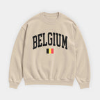 Belgium Collegiate Flag Sweatshirt