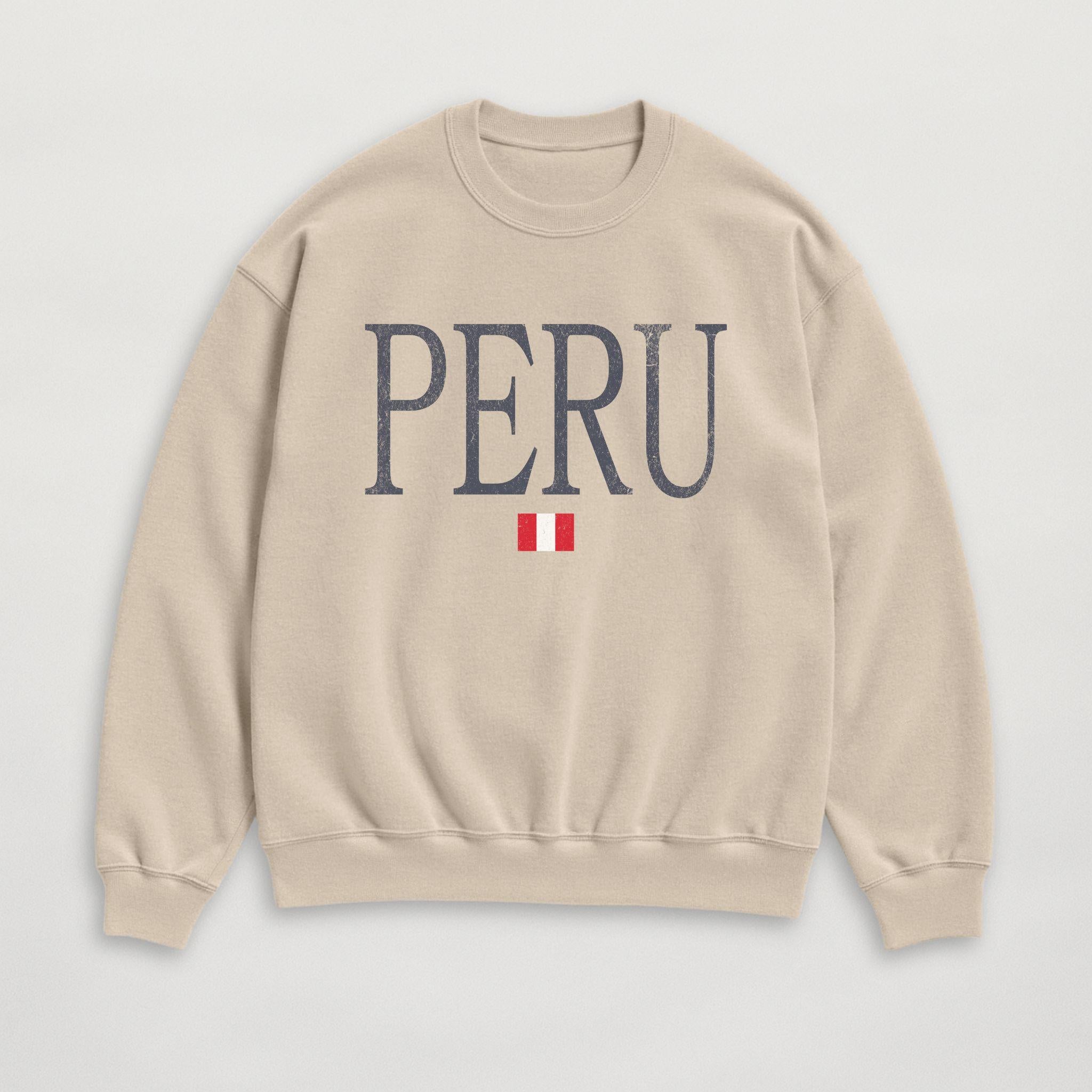 Distressed Peru Sweatshirt