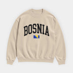 Bosnia Collegiate Flag Sweatshirt