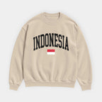 Indonesia Collegiate Flag Sweatshirt
