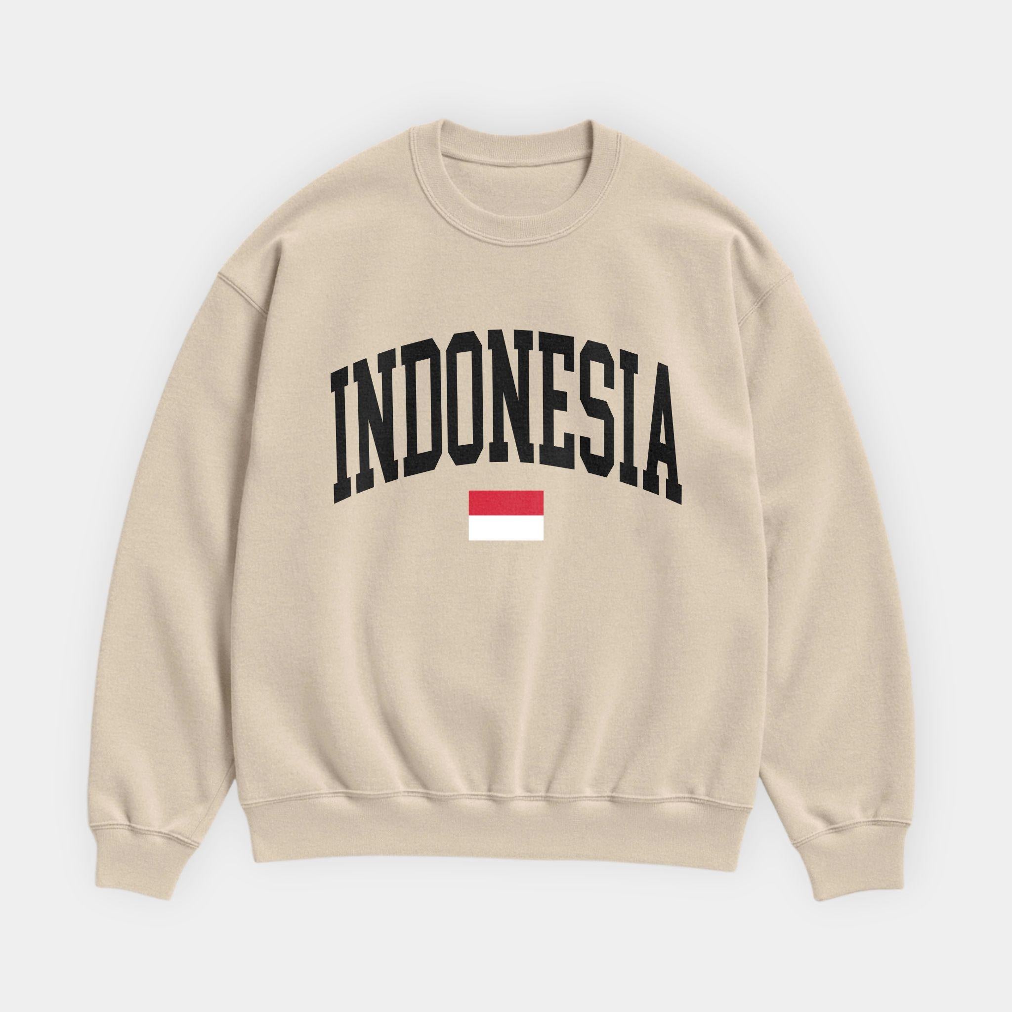 Indonesia Collegiate Flag Sweatshirt