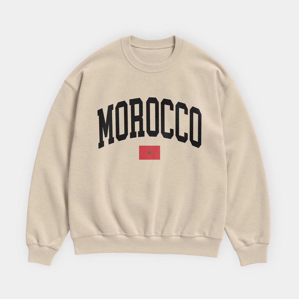Morocco Collegiate Flag Sweatshirt