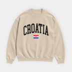 Croatia Collegiate Flag Sweatshirt