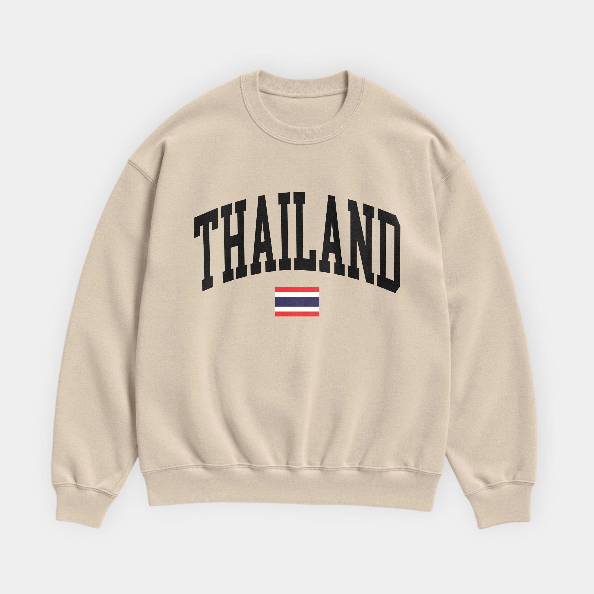 Thailand Collegiate Flag Sweatshirt