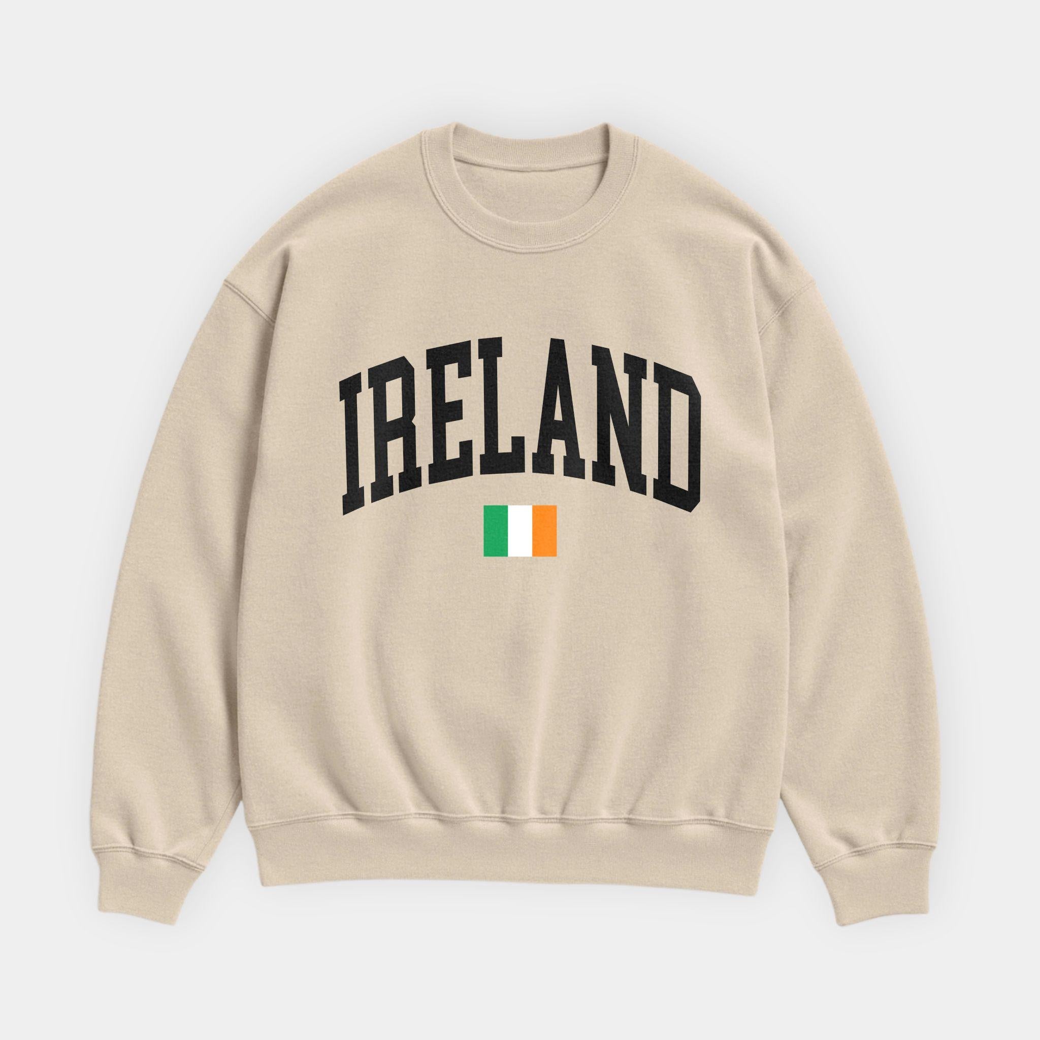 Ireland Collegiate Flag Sweatshirt