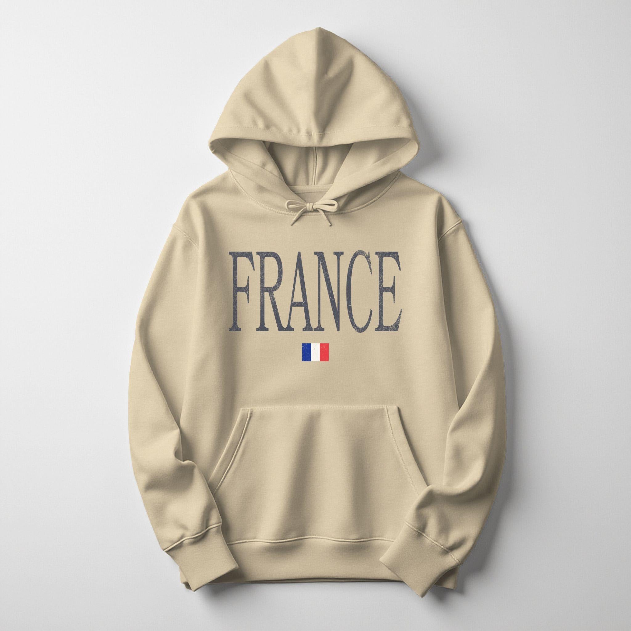 Distressed France Hoodie