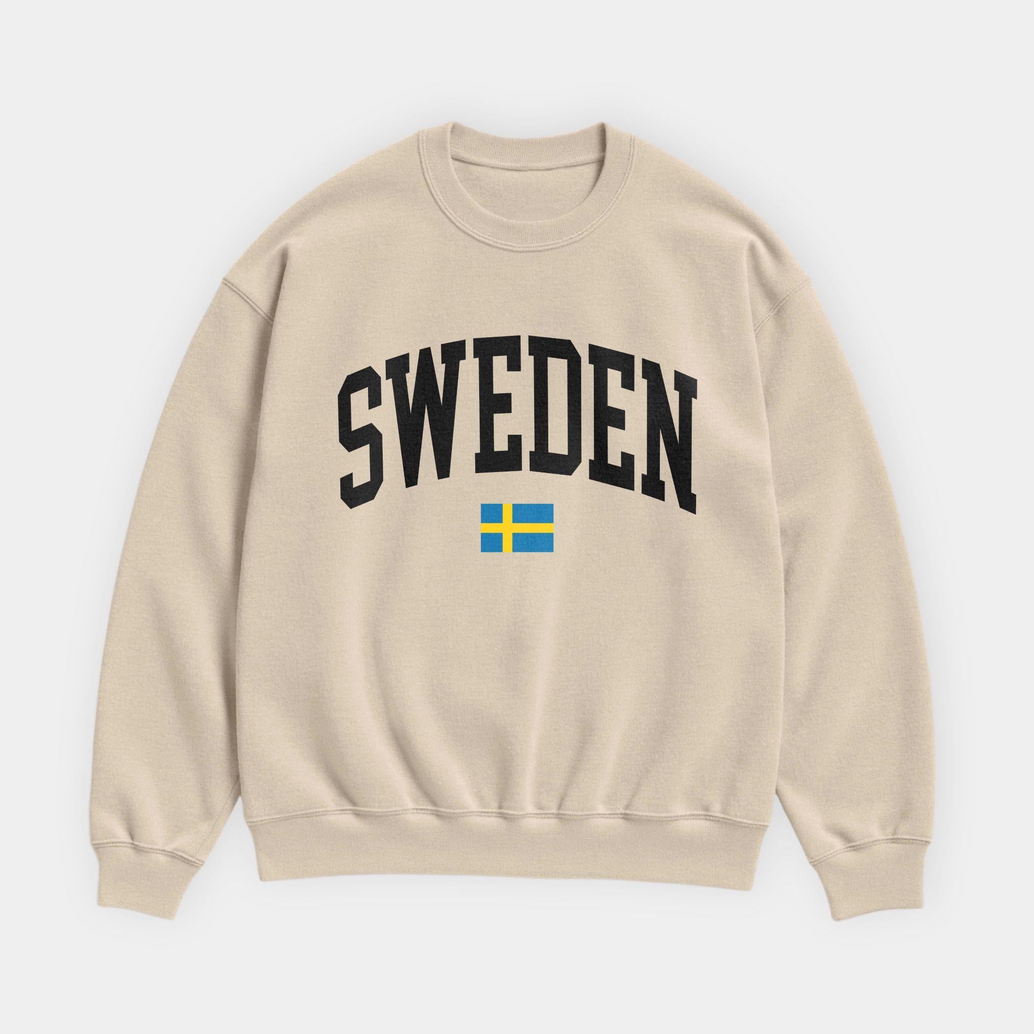 Sweden Collegiate Flag Sweatshirt