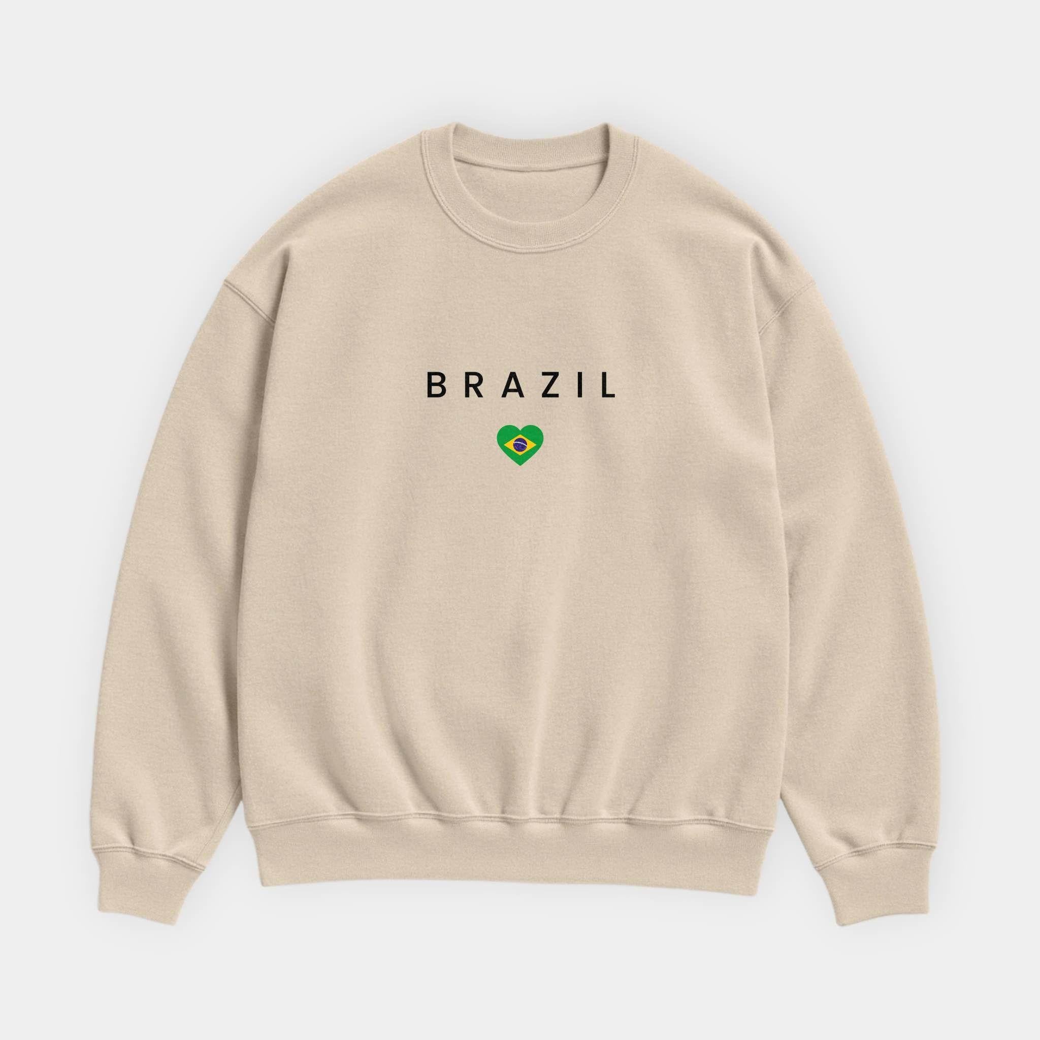 Brazil Minimal Flag Sweatshirt