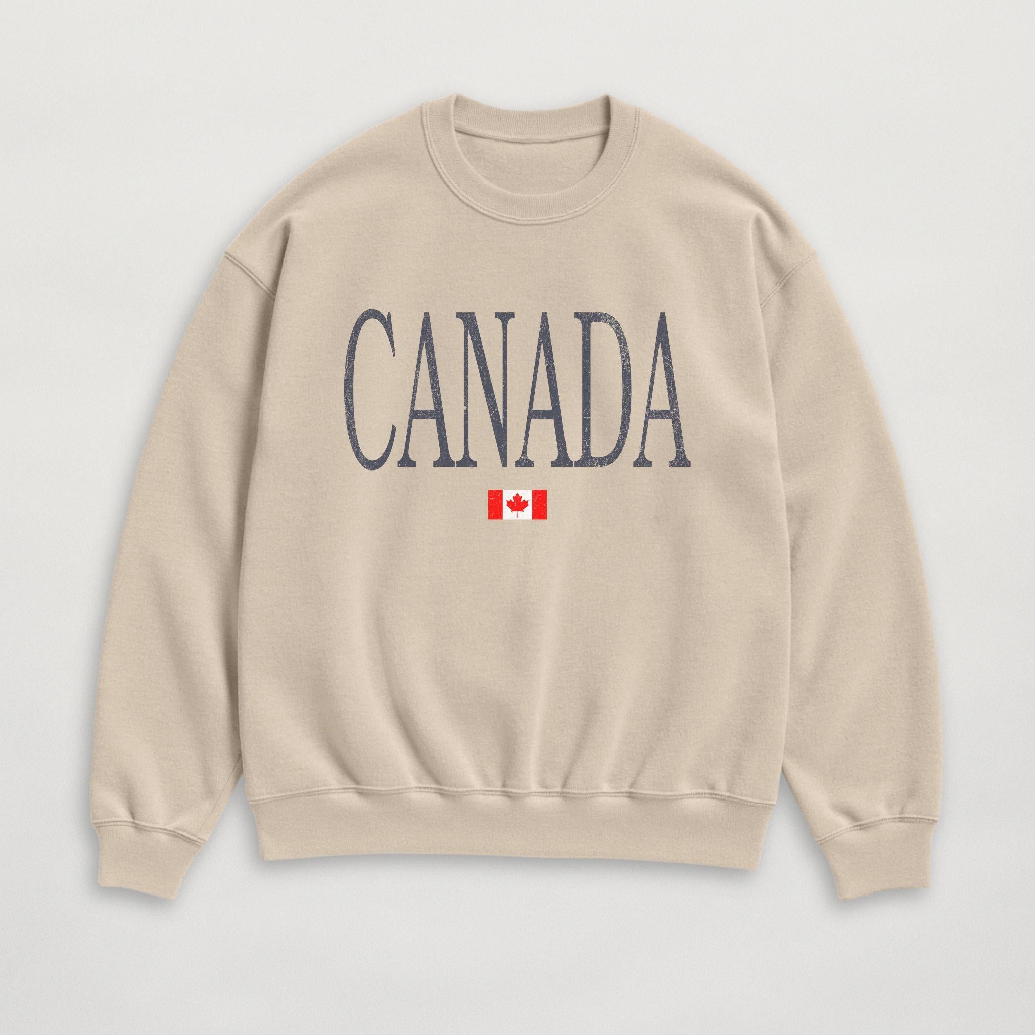 Distressed Canada Sweatshirt