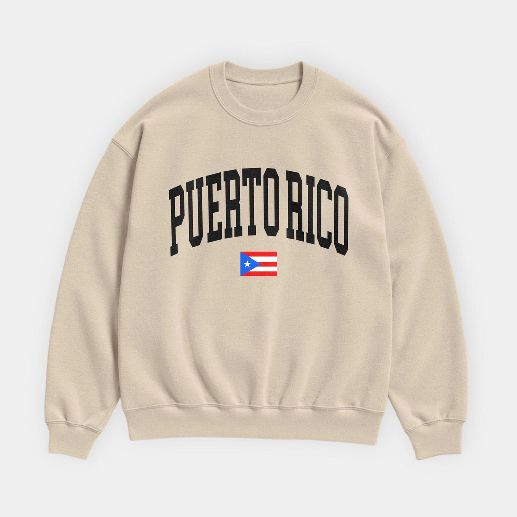 Puerto Rico Collegiate Flag Sweatshirt