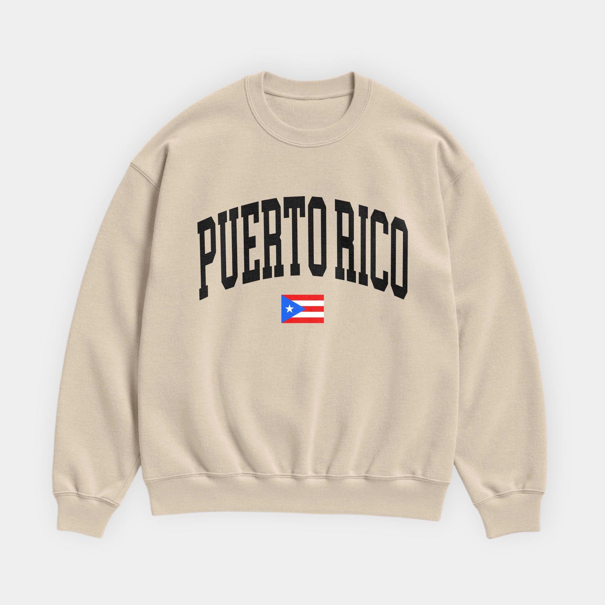 Puerto Rico Collegiate Flag Sweatshirt