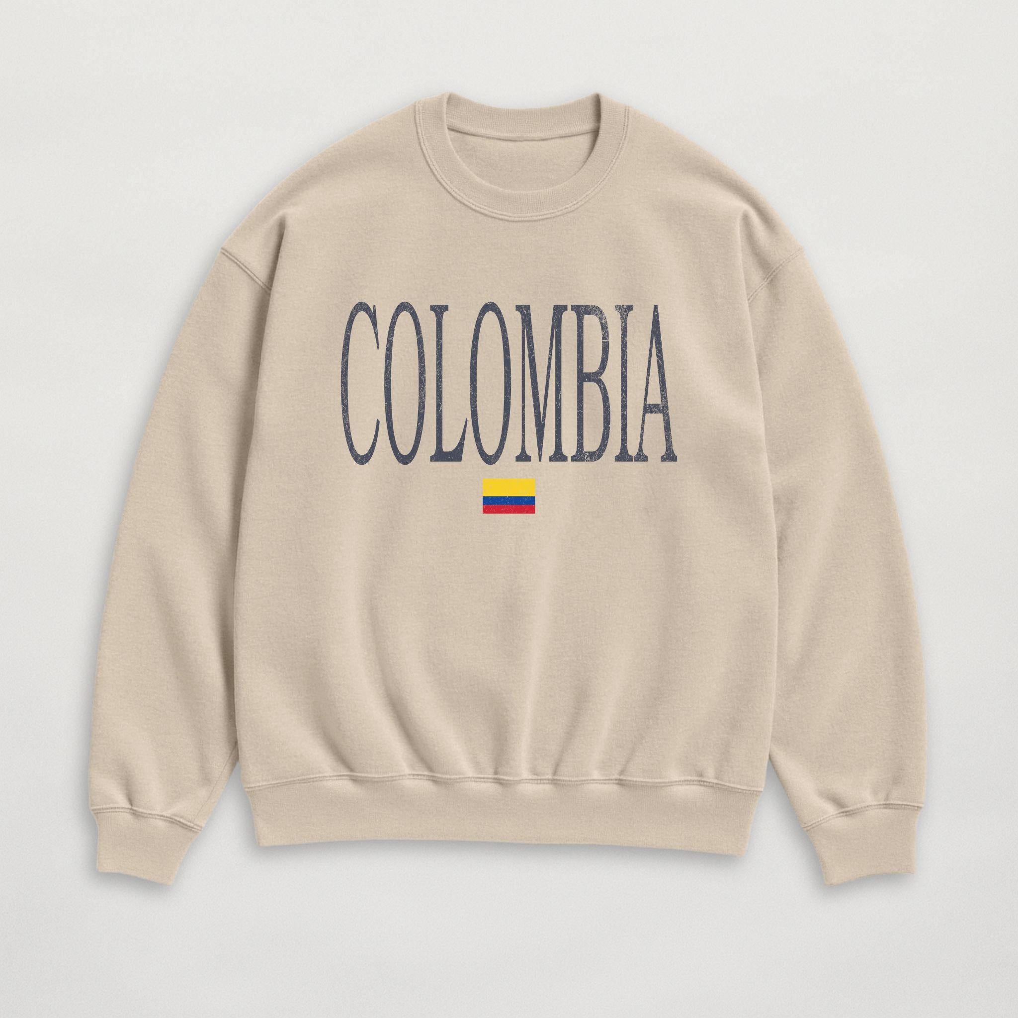Distressed Colombia Sweatshirt