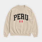 Peru Collegiate Flag Sweatshirt