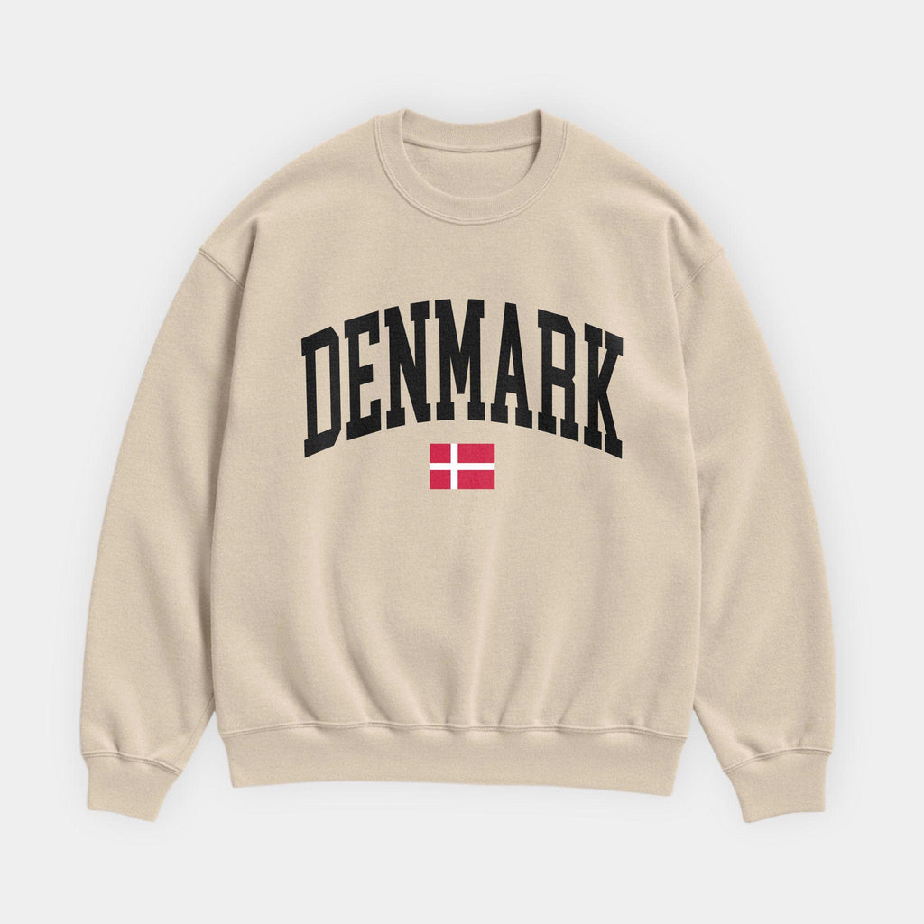 Denmark Collegiate Flag Sweatshirt