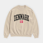 Denmark Collegiate Flag Sweatshirt