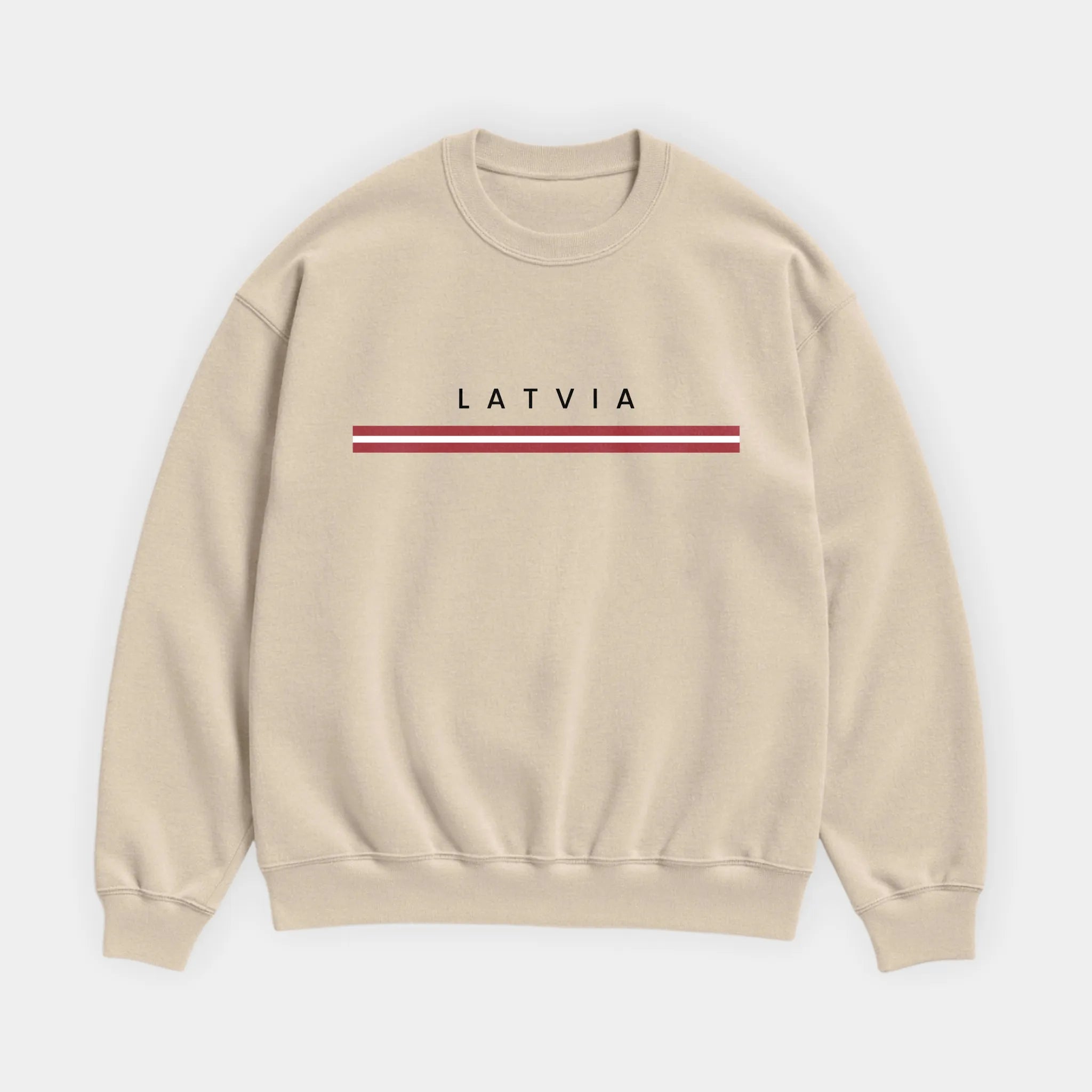 Latvia Flagline Sweatshirt