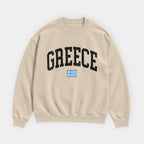 Greece Collegiate Flag Sweatshirt