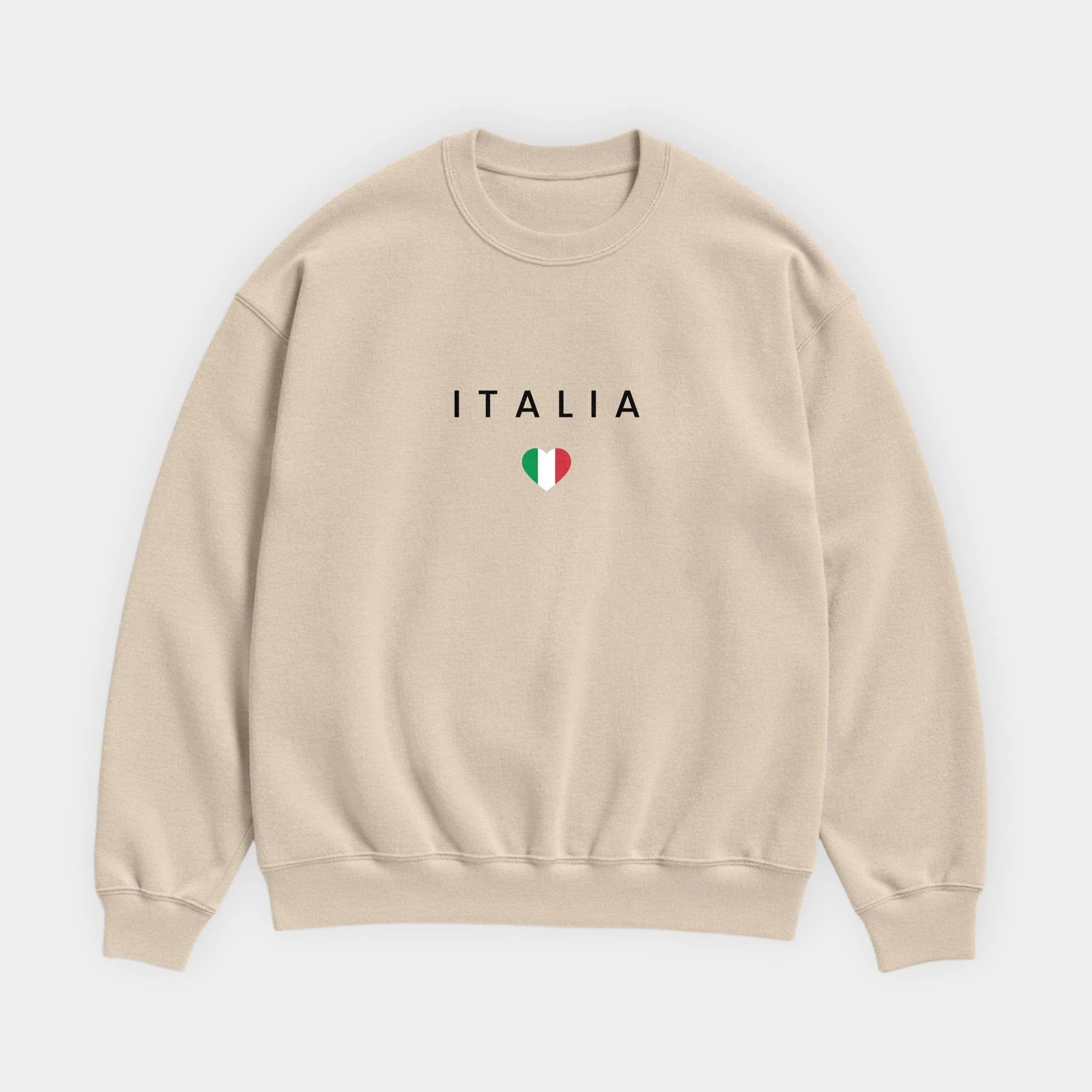 Italy Minimal Flag Sweatshirt