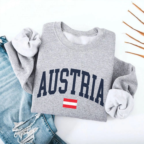 Austria Collegiate Flag Sweatshirt