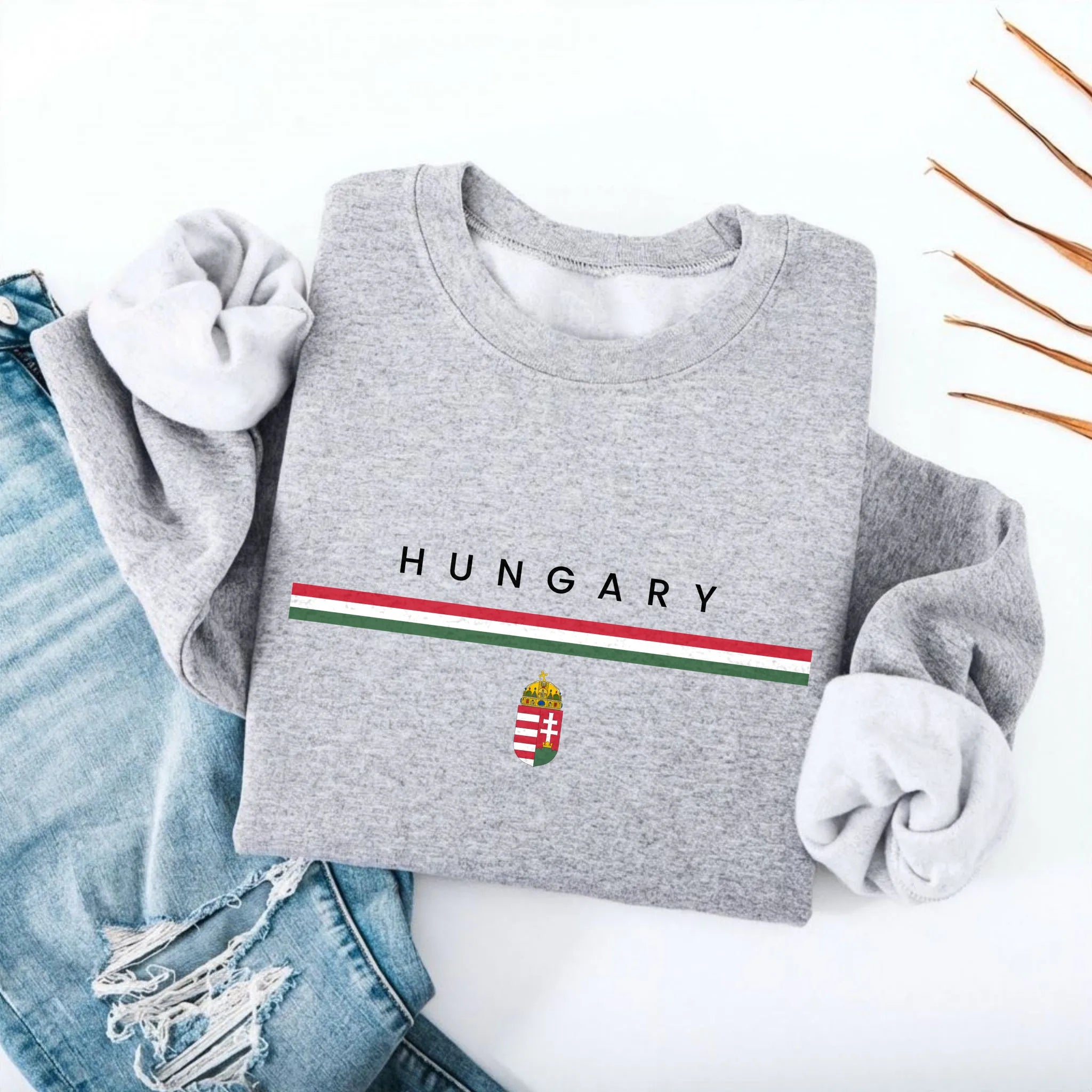 Hungary Flagline Sweatshirt
