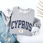 Cyprus Collegiate Flag Sweatshirt