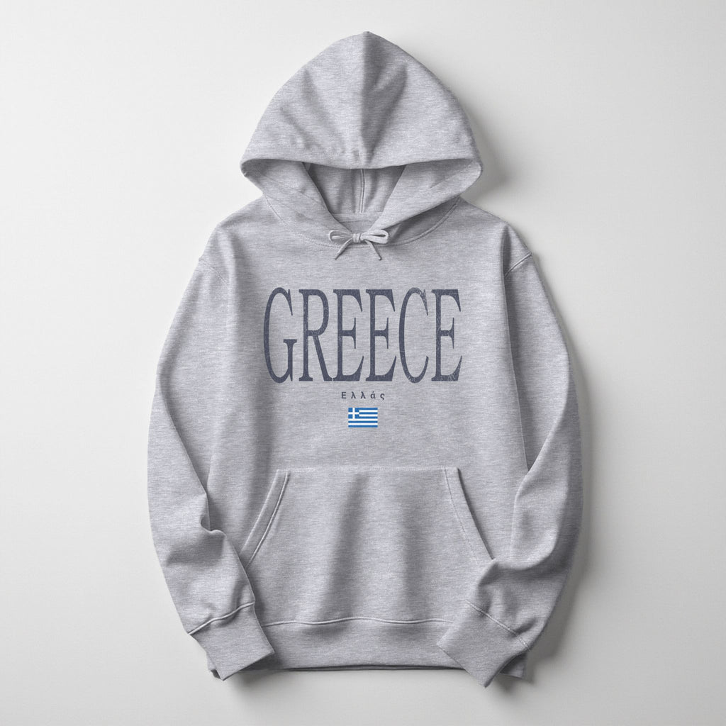 Distressed Greece Hoodie
